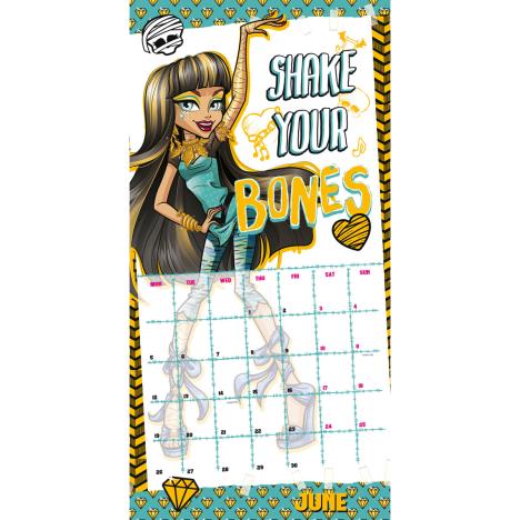 Monster High 2017 Square Calendar Extra Image 2